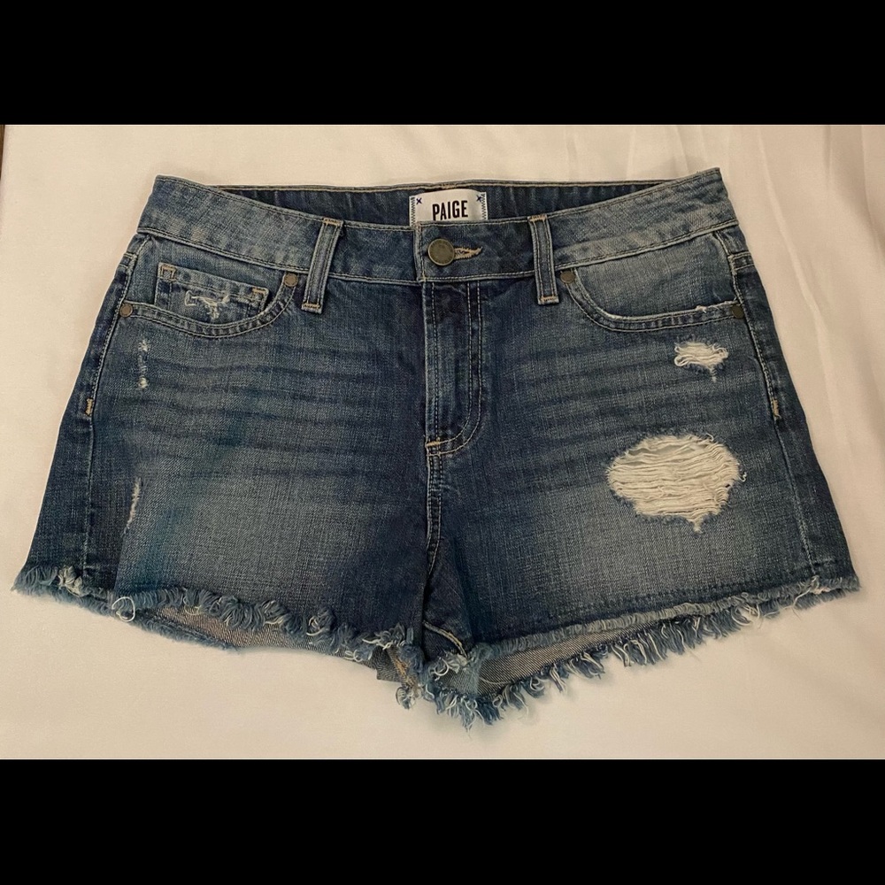 Paige women’s cut off denim jeans size 27